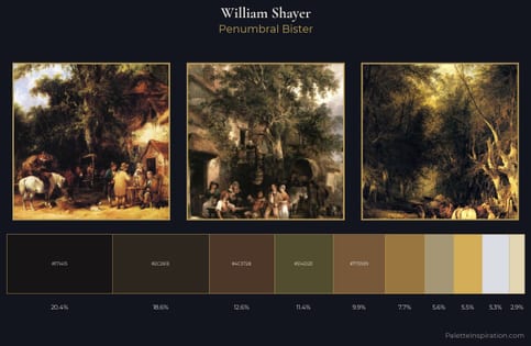 William Shayer Palette 8 - Penumbral Bister