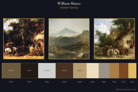 William Shayer Master Palette