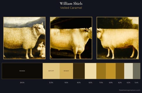 William Shiels Palette 1 - Veiled Caramel