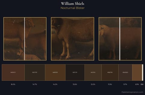 William Shiels Palette 3 - Nocturnal Bister