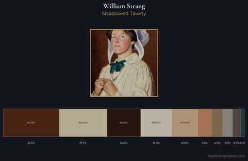 William Strang Palette 1 - Shadowed Tawny
