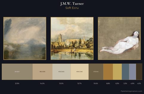 J.M.W. Turner Palette 6 - Soft Ecru
