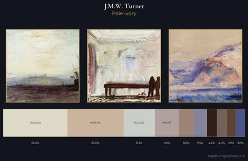 J.M.W. Turner Palette 7 - Pale Ivory