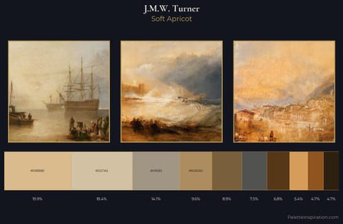 J.M.W. Turner Palette 12 - Soft Apricot