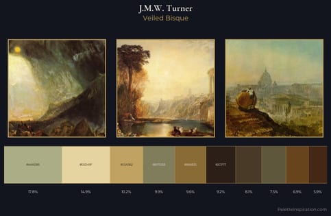 J.M.W. Turner Palette 16 - Veiled Bisque