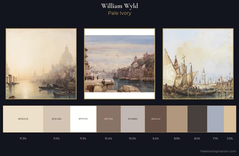 William Wyld Palette 1 - Pale Ivory