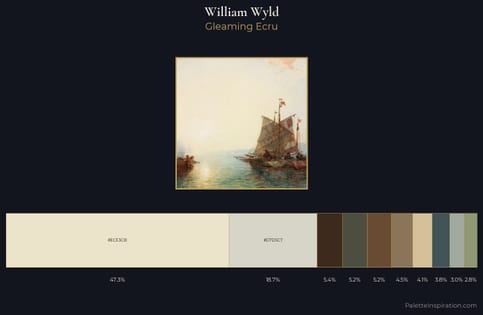 William Wyld Palette 5 - Gleaming Ecru