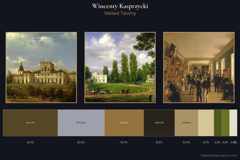 Wincenty Kasprzycki Master Palette - Veiled Tawny