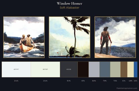 Winslow Homer Palette 3 - Soft Alabaster