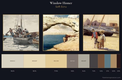 Winslow Homer Palette 4 - Soft Ecru