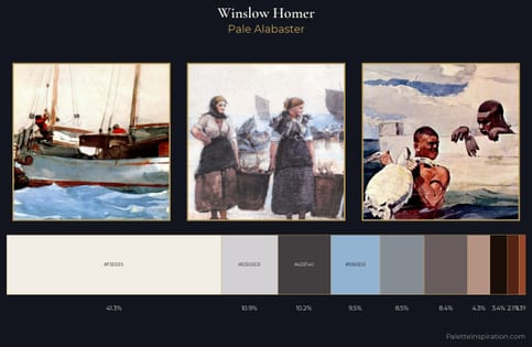 Winslow Homer Palette 7