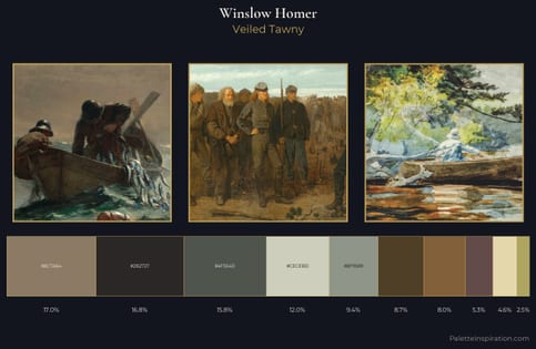 Winslow Homer Palette 8 - Veiled Tawny