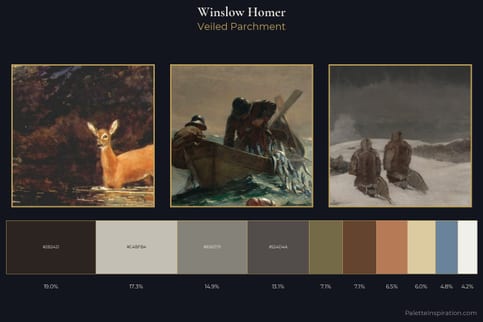 Winslow Homer Master Palette