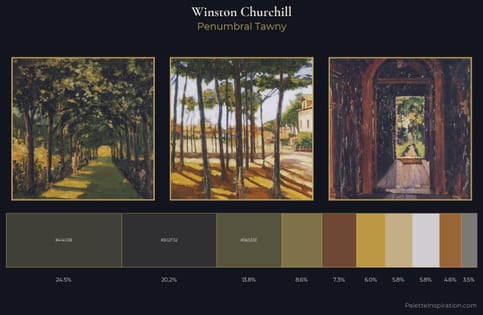 Winston Churchill Palette 4 - Penumbral Tawny