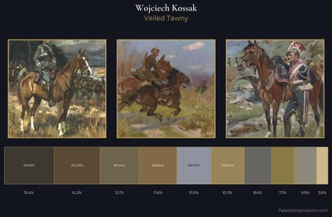 Wojciech Kossak Palette 3 - Veiled Tawny