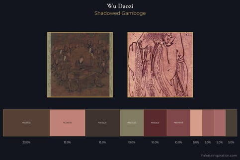 Wu Daozi Master Palette