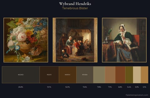 Wybrand Hendriks Palette 4 - Tenebrous Bister