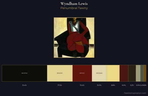 Wyndham Lewis Palette 2 - Penumbral Tawny