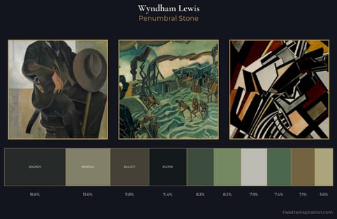 Wyndham Lewis Palette 5 - Penumbral Stone