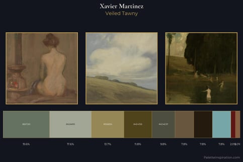 Xavier Martinez Master Palette