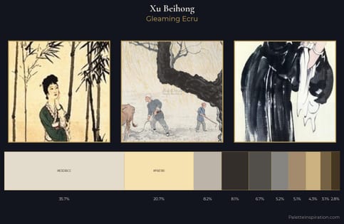 Xu Beihong Palette 4 - Gleaming Ecru
