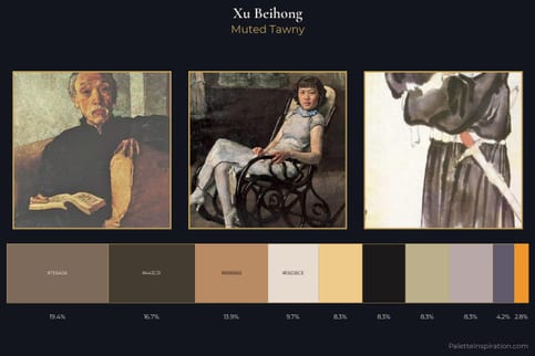 Xu Beihong Master Palette