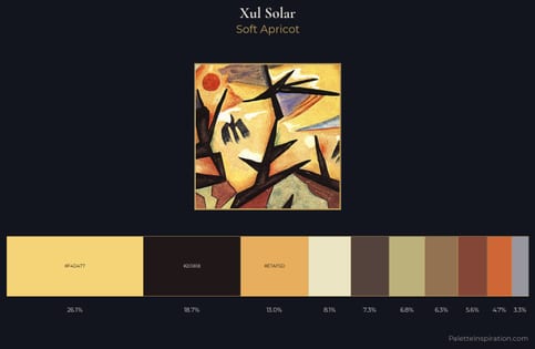 Xul Solar Palette 1 - Soft Apricot
