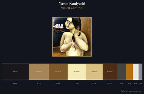 Yasuo Kuniyoshi Palette 2 - Veiled Caramel