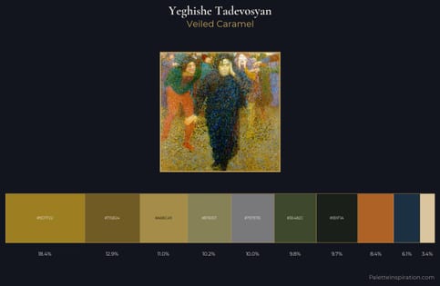 Yeghishe Tadevosyan Palette 2 - Veiled Caramel
