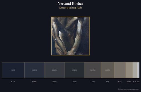 Yervand Kochar Palette 1 - Smoldering Ash