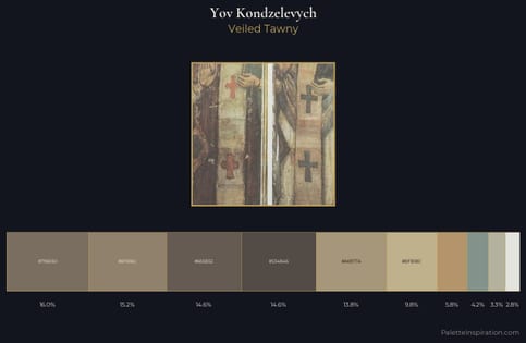 Yov Kondzelevych Palette 1 - Veiled Tawny