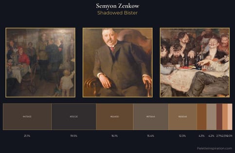Zenkow, Semyon Nikolaevich Palette 3 - Shadowed Bister