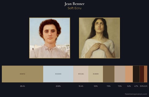 Jean Benner Palette 1 - Soft Ecru