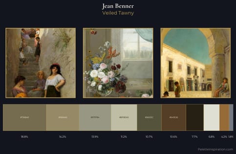 Jean Benner Palette 2 - Veiled Tawny