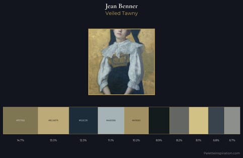 Jean Benner Palette 3 - Veiled Tawny