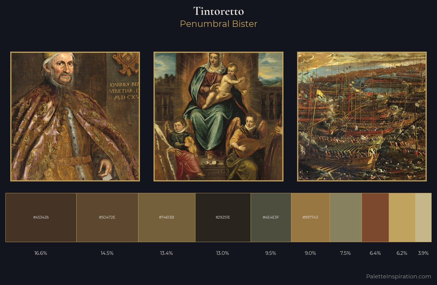 Tintoretto Palette 7 — Penumbral Bister
