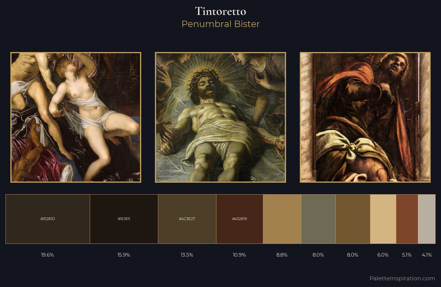 Tintoretto Palette 12 — Penumbral Bister