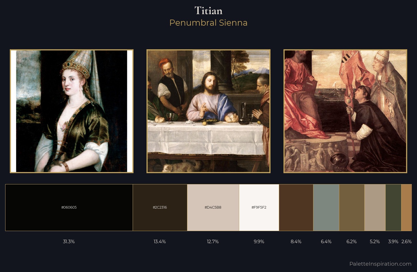 Titian Palette 2 — Penumbral Sienna