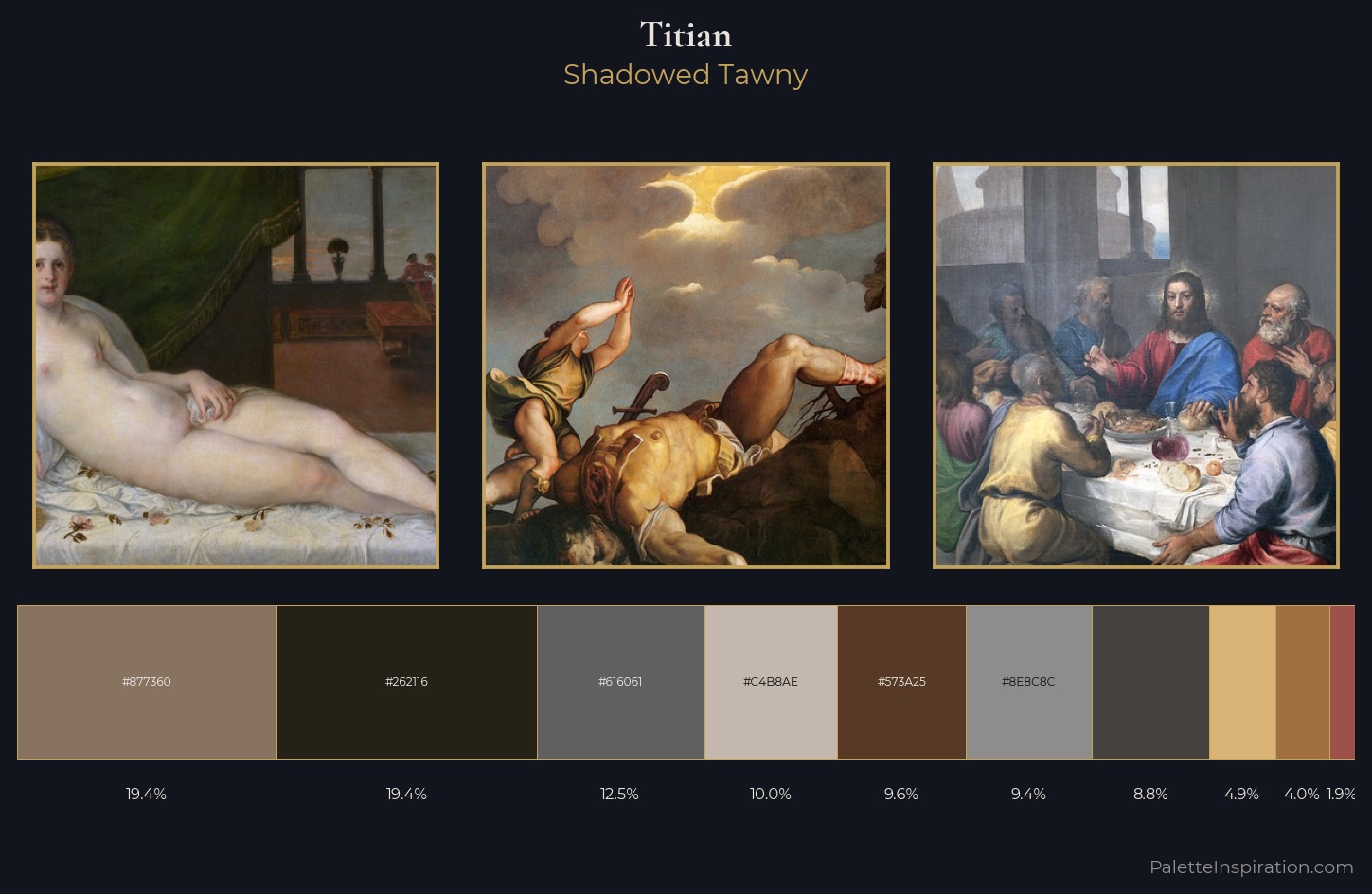Titian Palette 3 — Shadowed Tawny