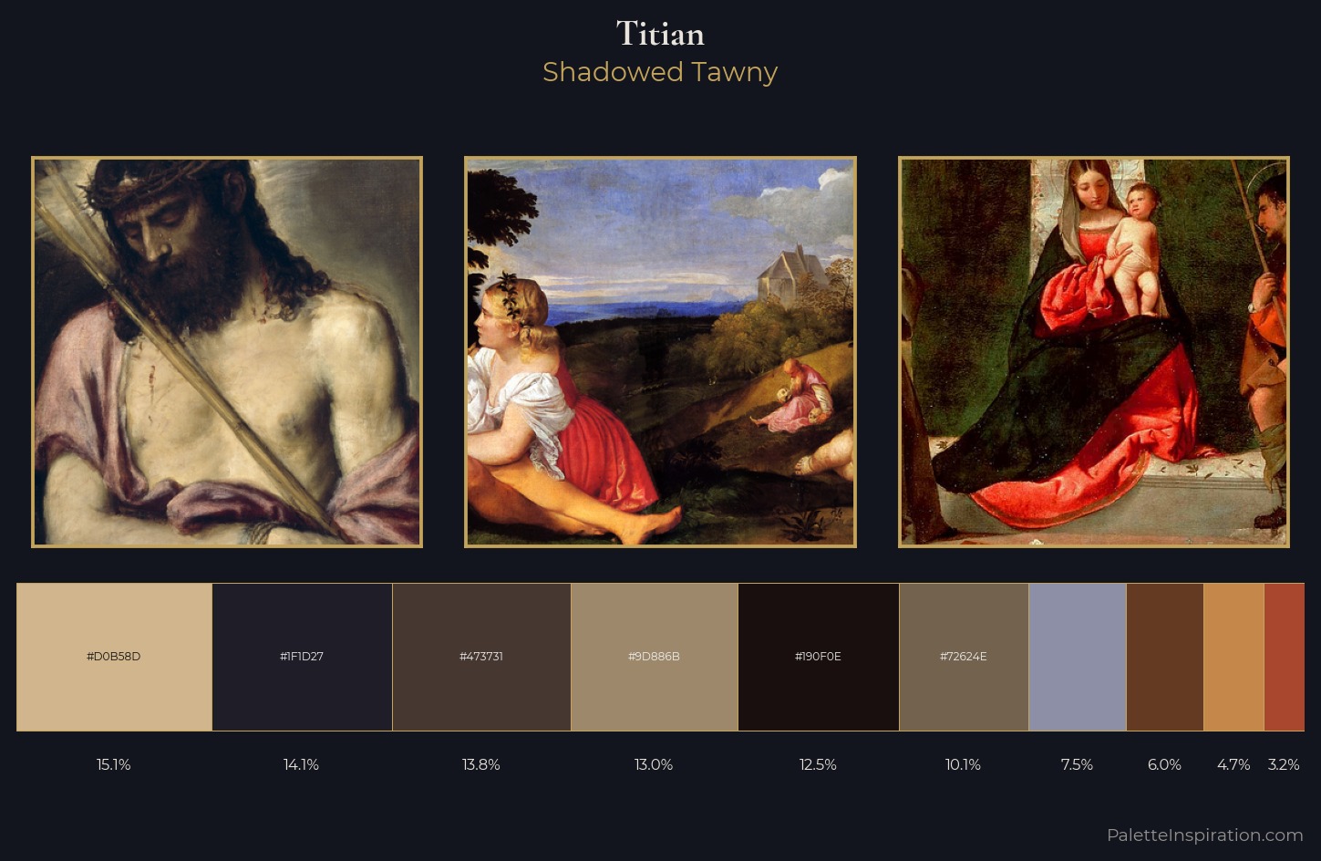 Titian Palette 9 — Shadowed Tawny