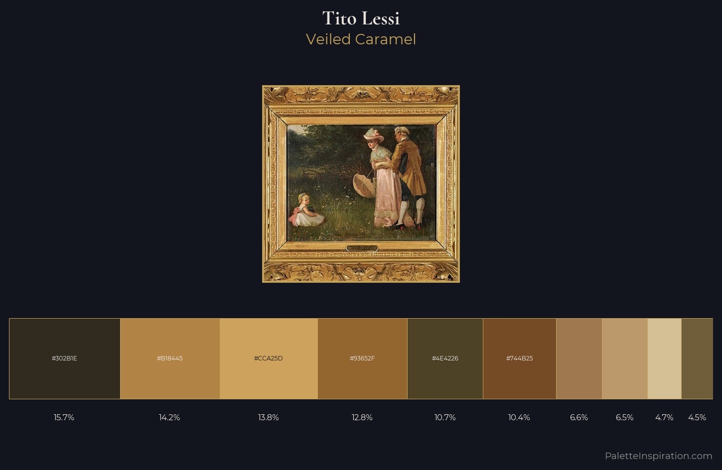 Tito Lessi Palette 2 — Veiled Caramel