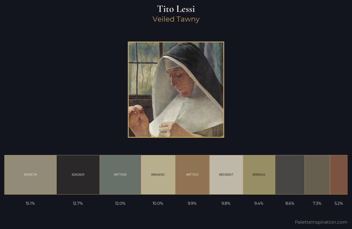 Tito Lessi Palette 3 — Veiled Tawny