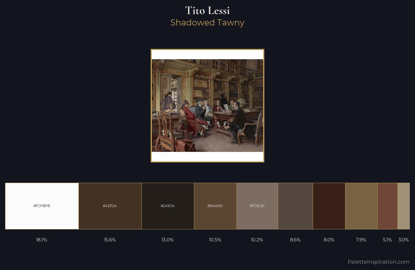 Tito Lessi Palette 4 — Shadowed Tawny
