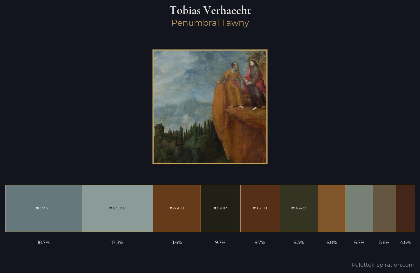 Tobias Verhaecht Palette 6 — Penumbral Tawny