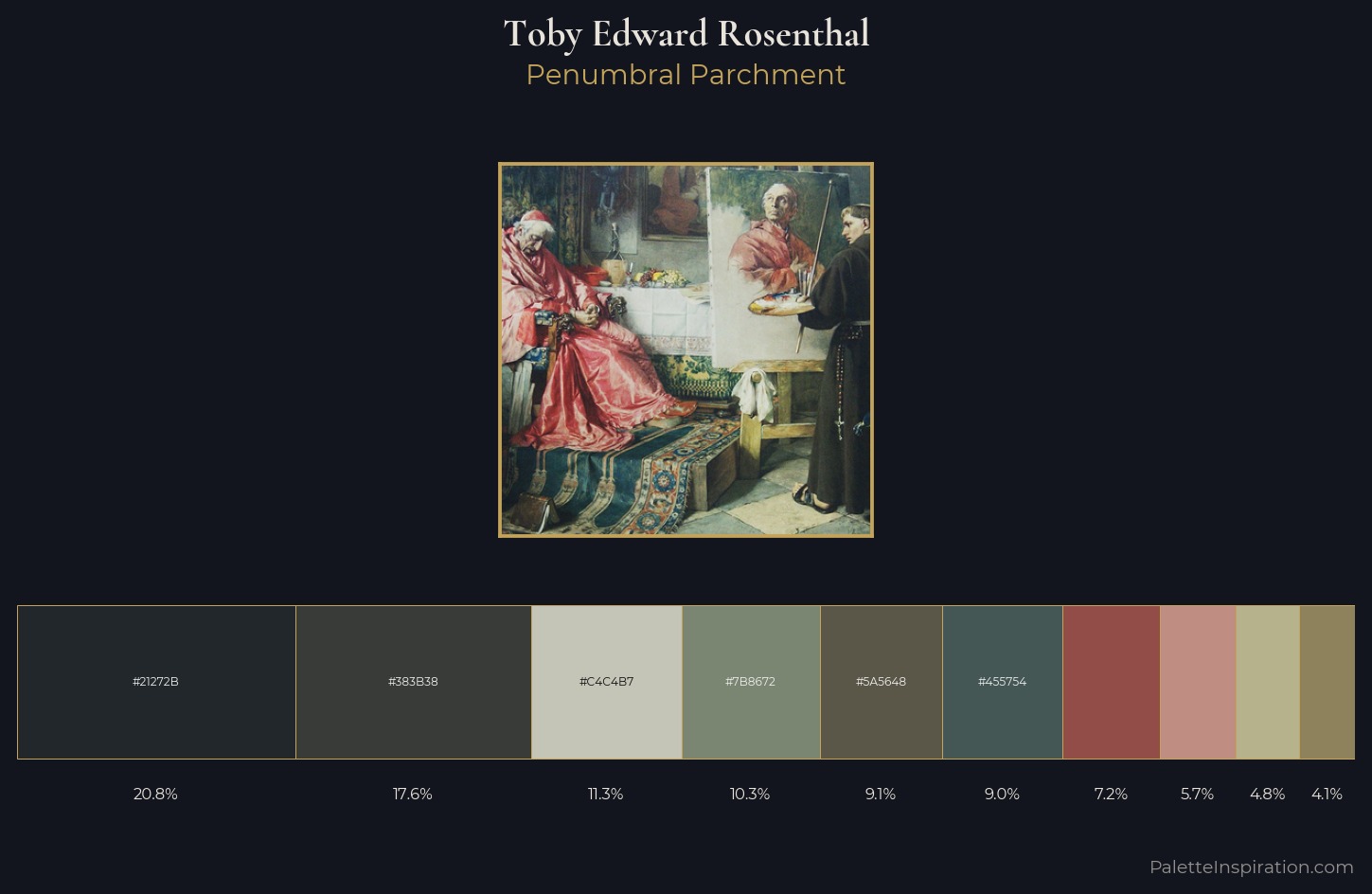Toby Edward Rosenthal Palette 1 — Penumbral Parchment