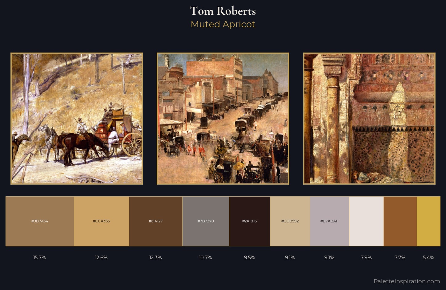 Tom Roberts Palette 3 — Muted Apricot