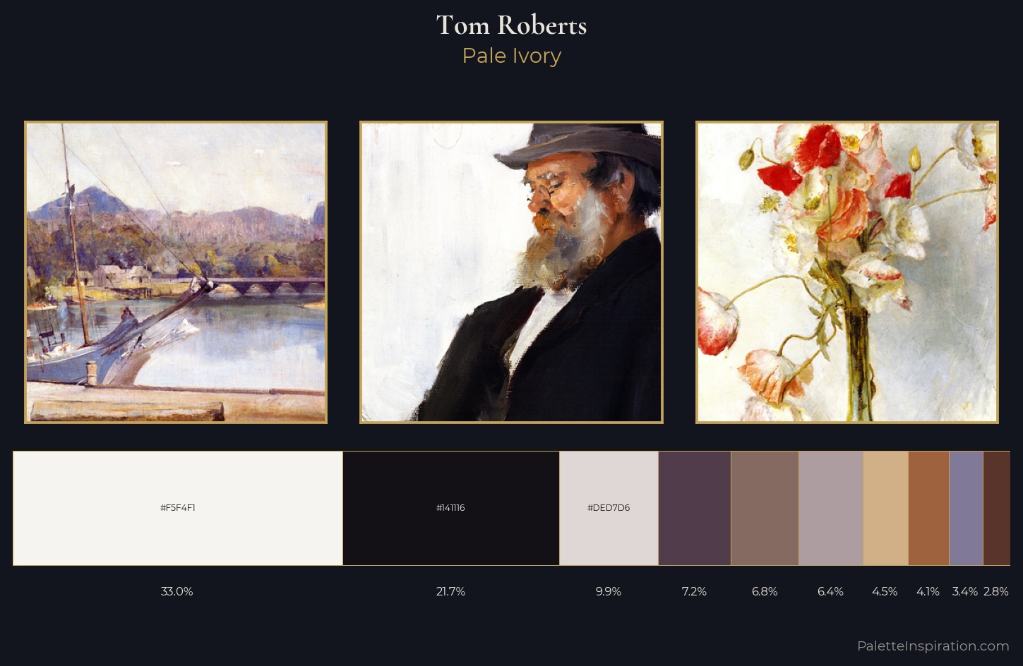 Tom Roberts Palette 5 — Pale Ivory