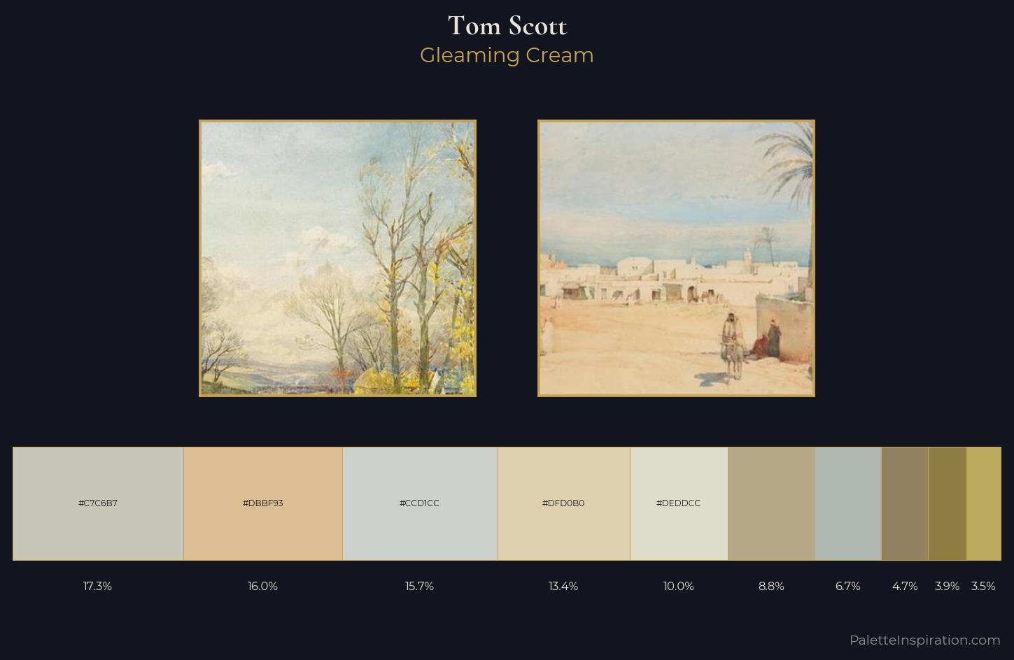 Tom Scott Palette 1 — Gleaming Cream