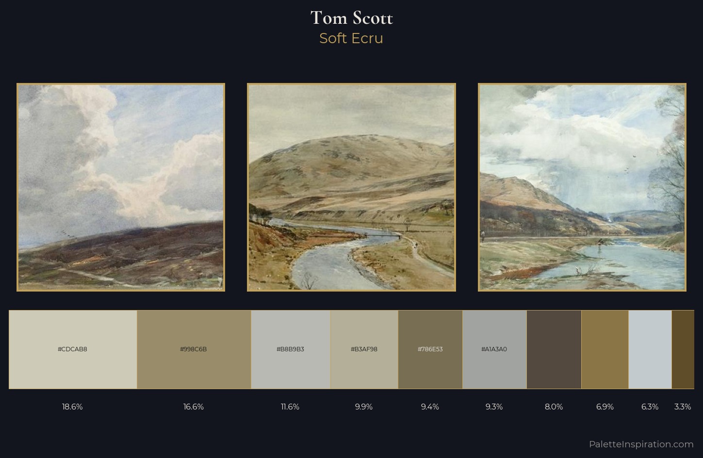 Tom Scott Palette 3 — Soft Ecru