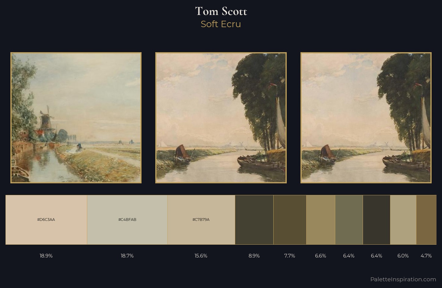 Tom Scott Palette 4 — Soft Ecru